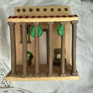 Vintage Christmas Ceramic lamp Decor